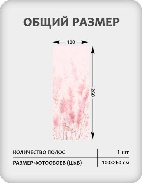 Изображение товара Фотообои листовые Citydecor Невесомость 44 (100x260см)