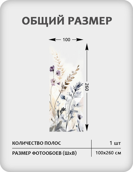 Изображение товара Фотообои листовые Citydecor Невесомость 48 (100x260см)