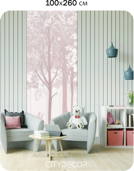 Изображение товара Фотообои листовые Citydecor Таинственный лес 32 (100x260см)