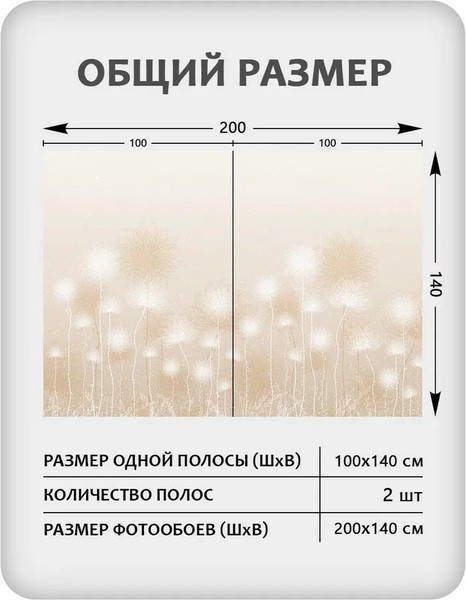 Изображение товара Фотообои листовые Citydecor Невесомость 43 (200x140см)