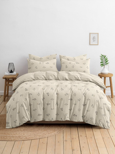 Изображение товара Комплект постельного белья Ночь нежна Вилладж Евро 70х70 ЭКО / 20370-1+20369-1