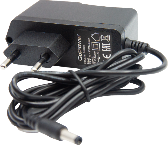 Изображение товара Зарядное устройство сетевое GoPower 2.0A 5V / 00-00018642