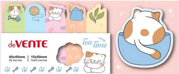 Изображение товара Набор для заметок deVente Lazy Cat / 2011413