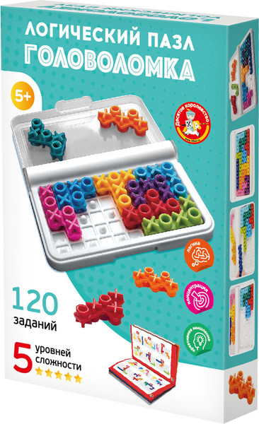 Изображение товара Игра-головоломка Десятое королевство Логический пазл Крестики-нолики / 70054