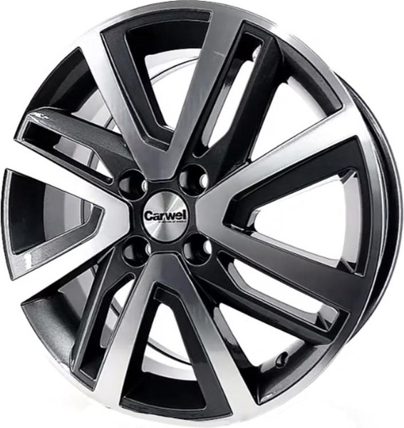 Изображение товара Литой диск Carwel Таймыр 16x6" 4x100мм DIA 60.1мм ET 50мм AGR