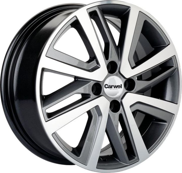 Изображение товара Литой диск Carwel Таймыр 16x6" 4x100мм DIA 60.1мм ET 50мм AGR