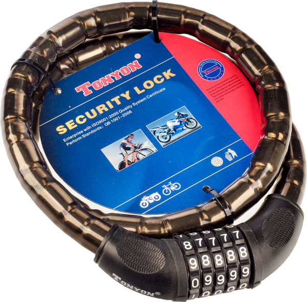 Изображение товара Велозамок Tonyon 18x1000 / 228CS-1810