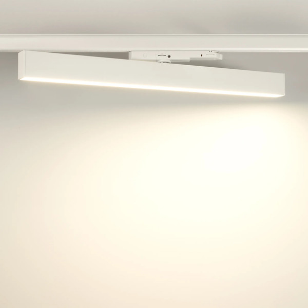 Изображение товара Трековый светильник Arlight LGD-FLAT-4TR-S605-25W Warm3000 WH 100deg / 033699(1)