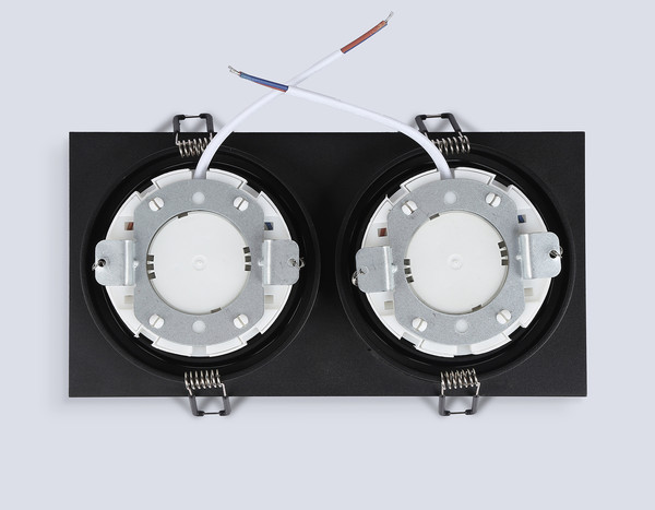 Изображение товара Точечный светильник Ambrella TN6615/2 BK (черный)