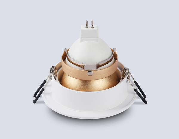 Изображение товара Точечный светильник Ambrella TN102823 WH/GD (белый/золото)