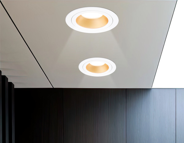 Изображение товара Точечный светильник Ambrella TN102823 WH/GD (белый/золото)