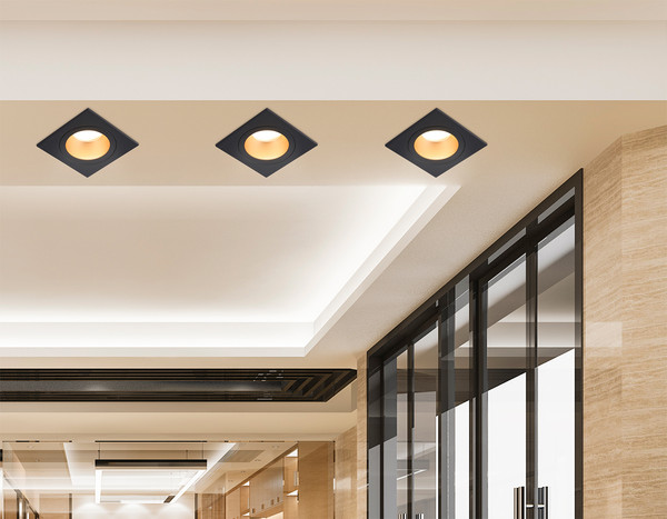 Изображение товара Точечный светильник Ambrella TN102829 BK/GD (черный/золото)