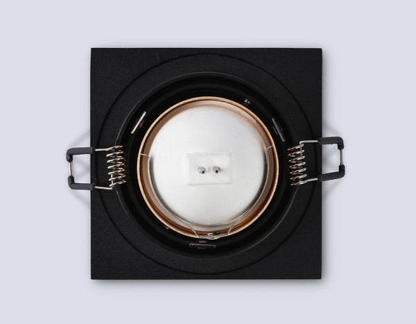 Изображение товара Точечный светильник Ambrella TN102829 BK/GD (черный/золото)