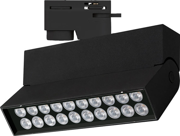 Изображение товара Трековый светильник Arlight LGD-LOFT-TRACK-2TR-S170-10W Warm3000 BK 24deg / 036469