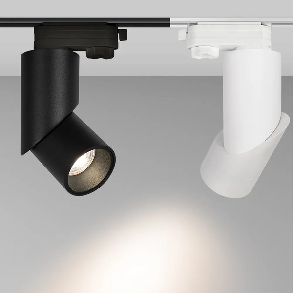 Изображение товара Трековый светильник Arlight LGD-TWIST-TRACK-4TR-R70-15W Day4000 WH-BK 30deg / 025461(1)