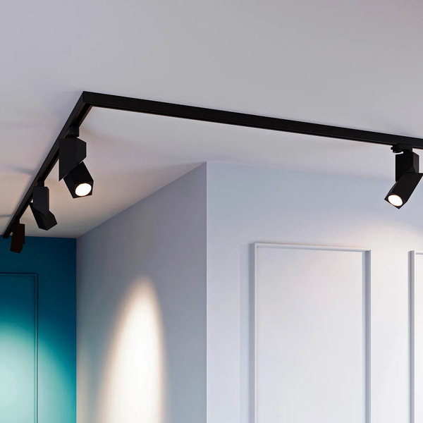 Изображение товара Трековый светильник Arlight LGD-TWIST-TRACK-4TR-S60x60-12W Day4000 BK 30deg / 026760(1)