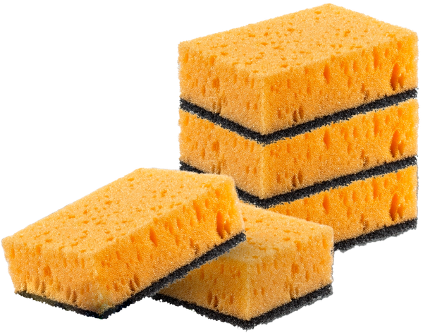 Изображение товара Набор губок для мытья посуды Lemon Moon Retro Абрикос L012 (5шт)