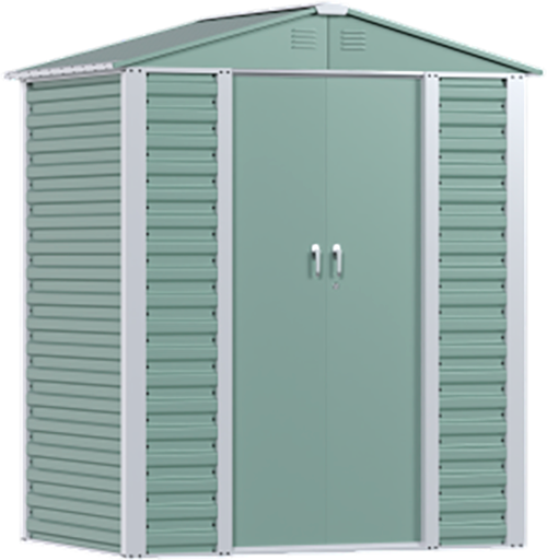 Изображение товара Сарай из металла No Brand С односкатной крышей SP-HSG-02