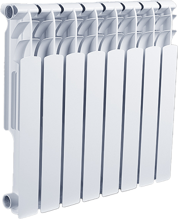 Изображение товара Радиатор алюминиевый Comfort Factor S500A6 500/80/10 (10 секций)