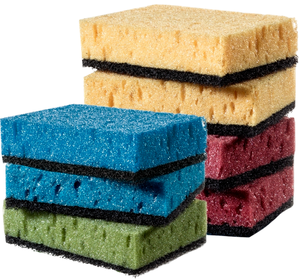 Изображение товара Набор губок для мытья посуды Lemon Moon Ретро кухня L008 (7шт)