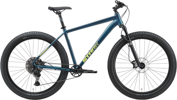 Изображение товара Велосипед STARK Funriser 29.7+ HD 2025 (18, темно-зеленый матовый/оливково-желтый, разобранный, в коробке)