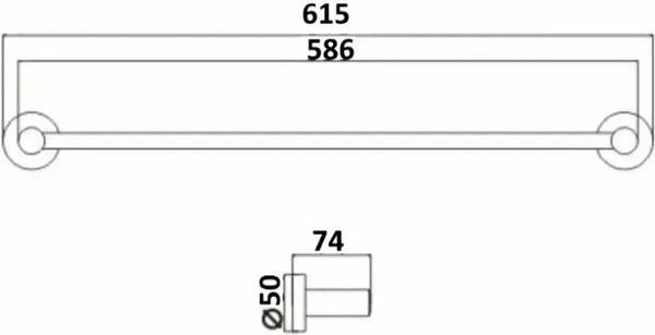 Изображение товара Держатель для полотенца Potato P2001