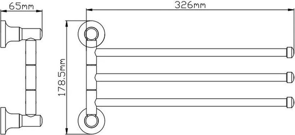 Изображение товара Держатель для полотенца Potato P1813