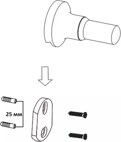 Изображение товара Держатель для полотенца Potato P1813