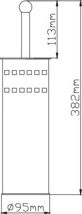 Изображение товара Ершик для унитаза Potato P521