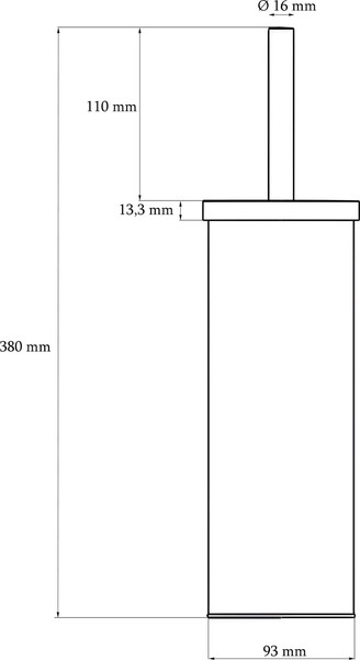 Изображение товара Ершик для унитаза Potato P321-3