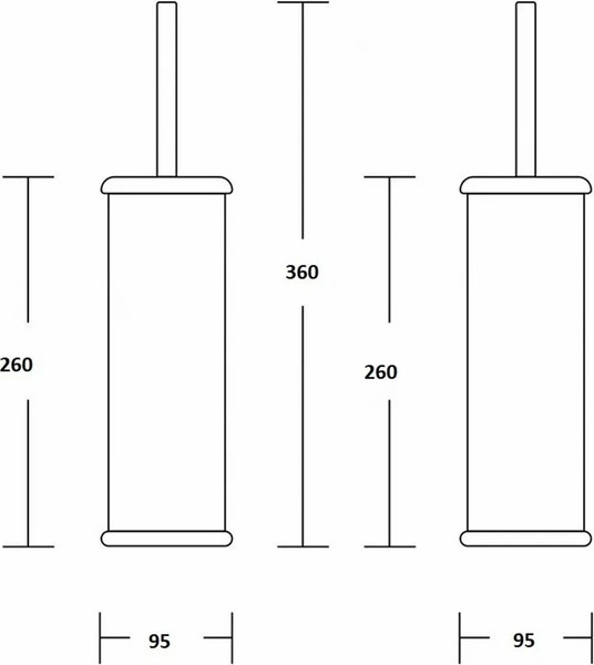 Изображение товара Ершик для унитаза Potato P321-1