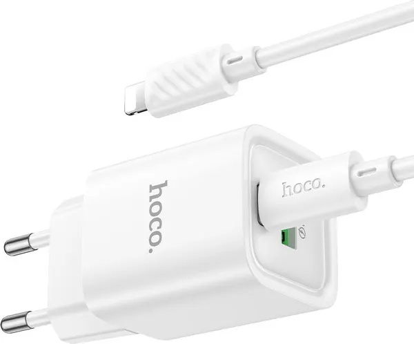 Изображение товара Зарядное устройство сетевое Hoco C149A Charm 30W + кабель (белый)