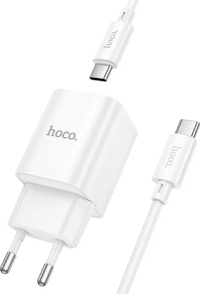 Изображение товара Зарядное устройство сетевое Hoco C149A Charm 30W + кабель (белый)