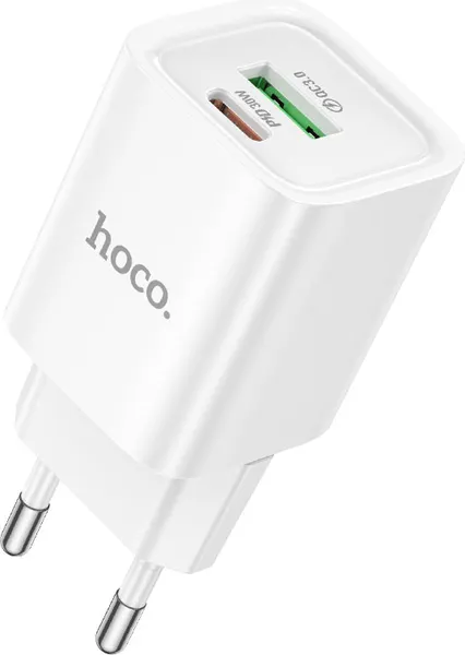 Изображение товара Зарядное устройство сетевое Hoco C149A Charm 30W + кабель (белый)