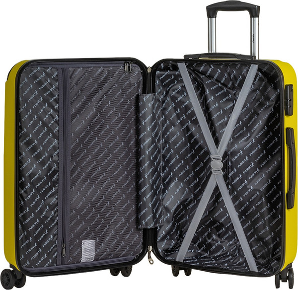 Изображение товара Чемодан на колесах FUSION Electronics FTS-1001-L (желтый)