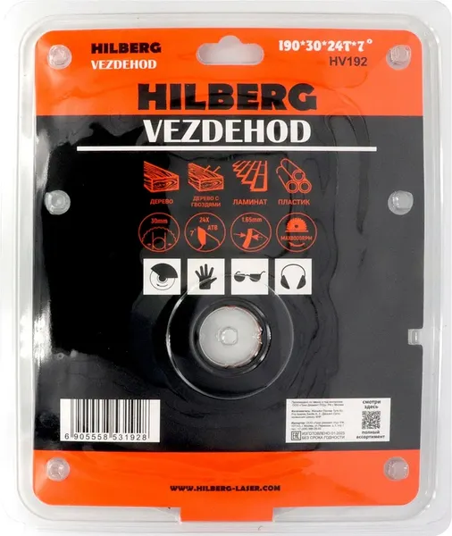 Изображение товара Пильный диск Hilberg Vezdehod HV192