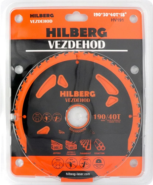 Изображение товара Пильный диск Hilberg Vezdehod HV191