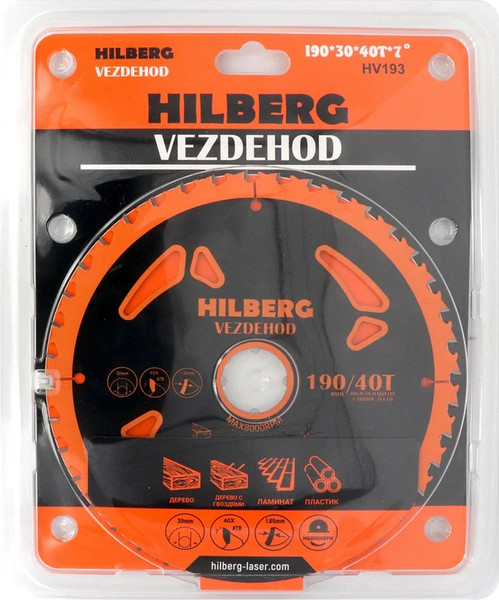 Изображение товара Пильный диск Hilberg Vezdehod HV193