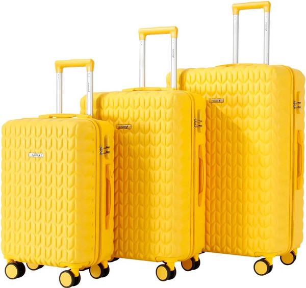 Изображение товара Чемодан на колесах FUSION Electronics FTS-1008-L (желтый)