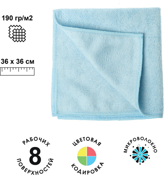 Изображение товара Салфетка хозяйственная HQ Profiline Универсальная / 73600 (синий)