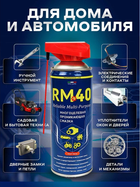 Изображение товара Смазка техническая RM40 RM-767 (450мл)