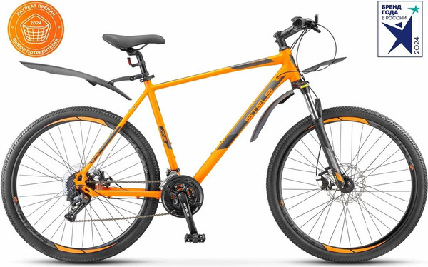 Изображение товара Велосипед STELS Navigator-745 MD 27.5 (21, оранжевый)