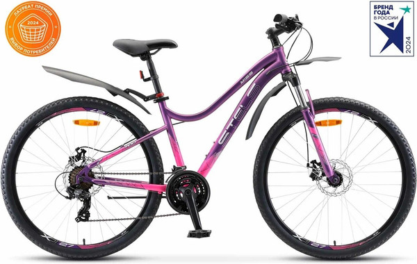 Изображение товара Велосипед STELS Miss-7100 MD 27.5 (18, пурпурный)