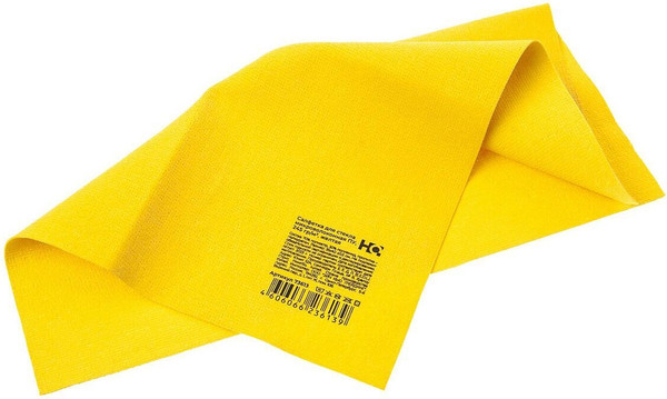 Изображение товара Салфетка хозяйственная HQ Profiline Для стекла / 73613 (желтый)