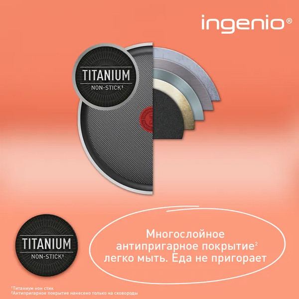 Изображение товара Набор сковородок Tefal L8813S75