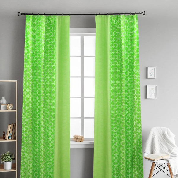 Изображение товара Комплект штор Домашняя мода Геометрический орнамент-2 (2шт, 148x260)