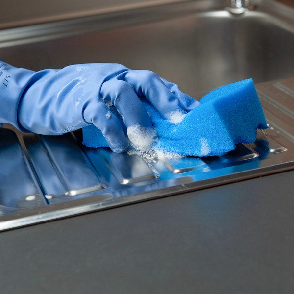 Изображение товара Набор губок хозяйственных HQ Profiline С абразивом / 77305 (5шт, синий)