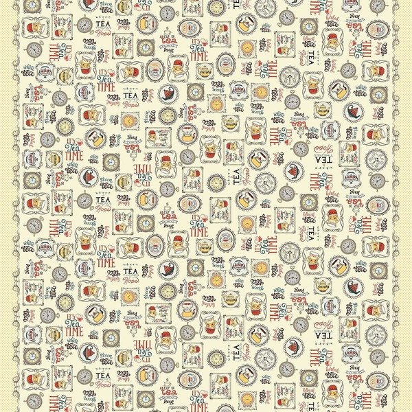 Изображение товара Комплект штор Домашняя мода Чаепитие (2шт, 148x260)