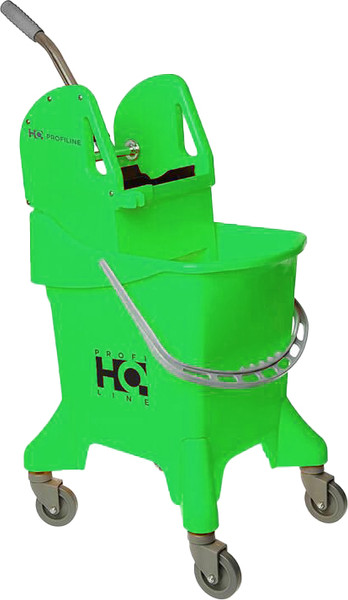 Изображение товара Тележка для уборки HQ Profiline Одноведерная с универсальным отжимом / 74623 (зеленый)