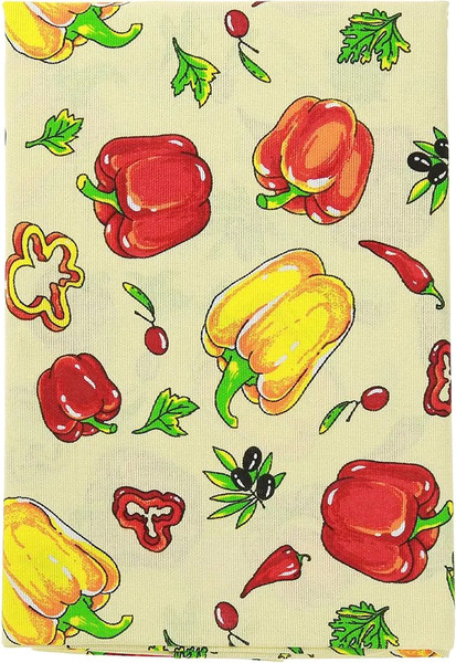 Изображение товара Комплект штор Домашняя мода Перцы Вид 1 (2шт, 148x160)